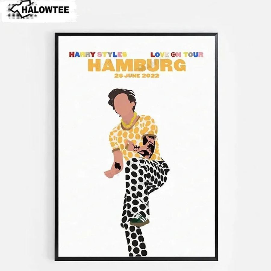 Love On Tour Hamburg 2022 Poster Harry Styles Wall Art Home Decor