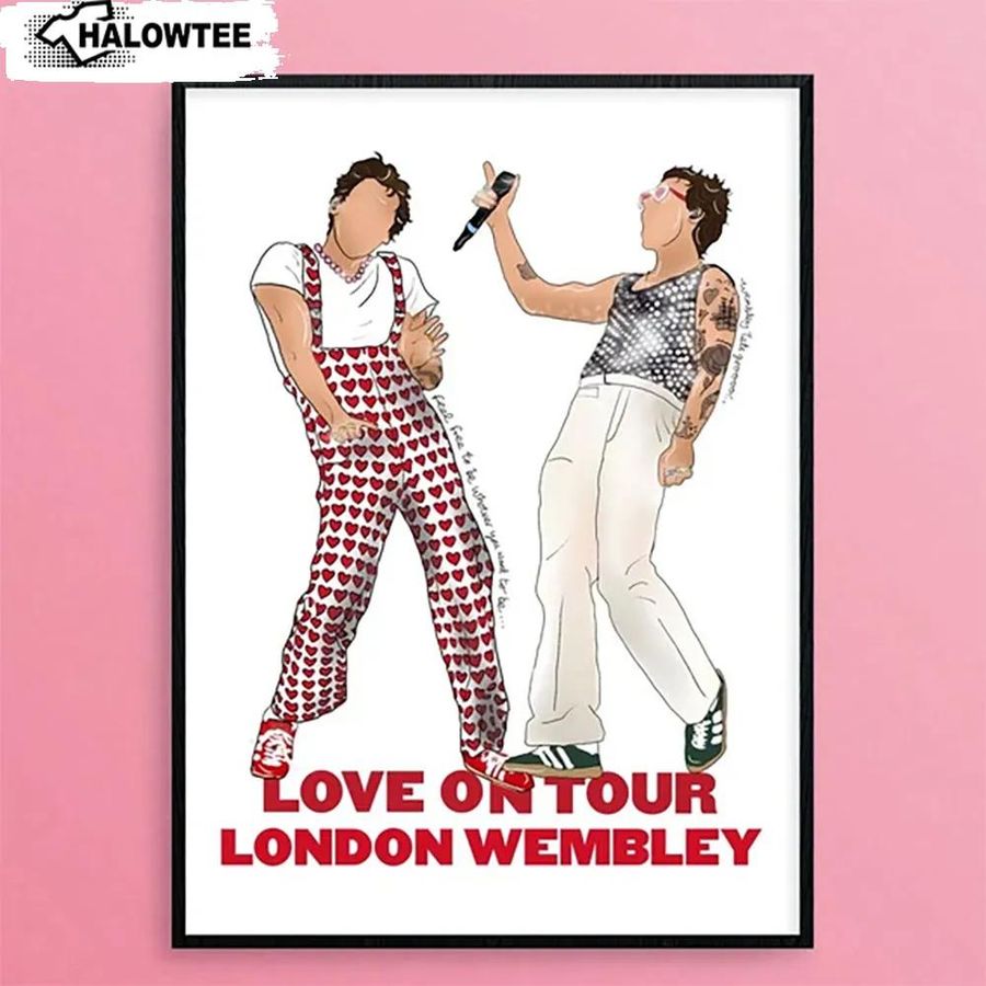 Love On Tour London Wembley 2022 Poster Harry Styles Wall Art Gift
