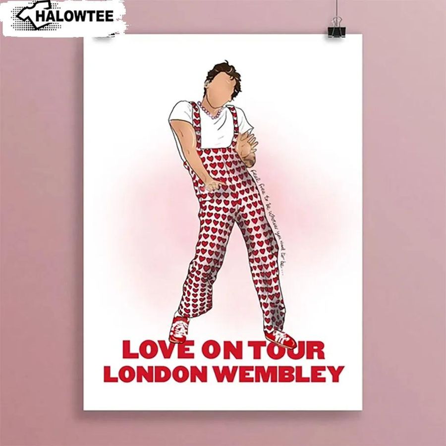 Love On Tour London Wembley 2022 Poster Harry Styles Wall Art