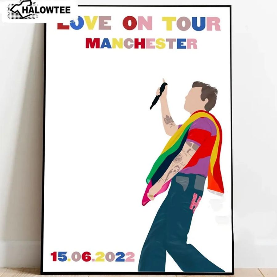 Love On Tour Manchester 2022 Poster Harry Styles Gift Home Decor