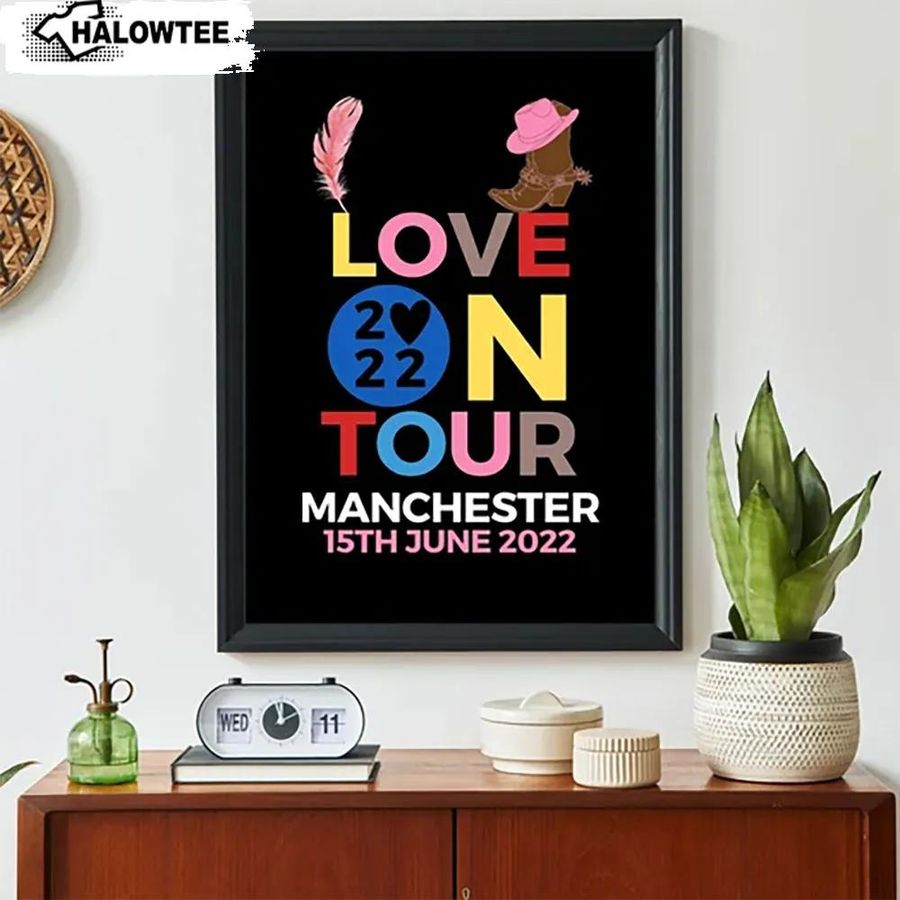 Love On Tour Manchester 2022 Poster Harry Styles Wall Art Gift