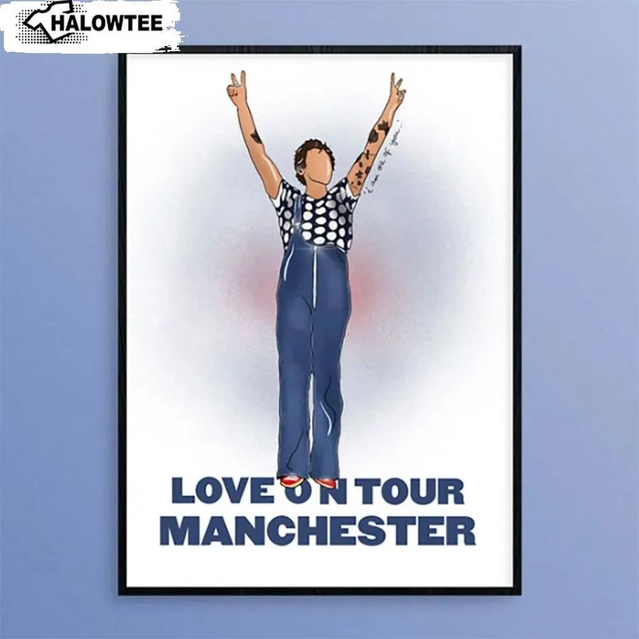 Love On Tour Manchester Poster Harry Styles Wall Art Gift