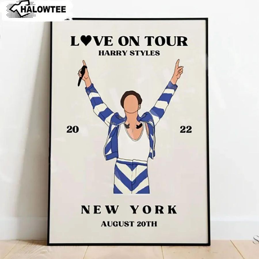 Love On Tour New York 2022 Poster Harry Styles Wall Art Gift