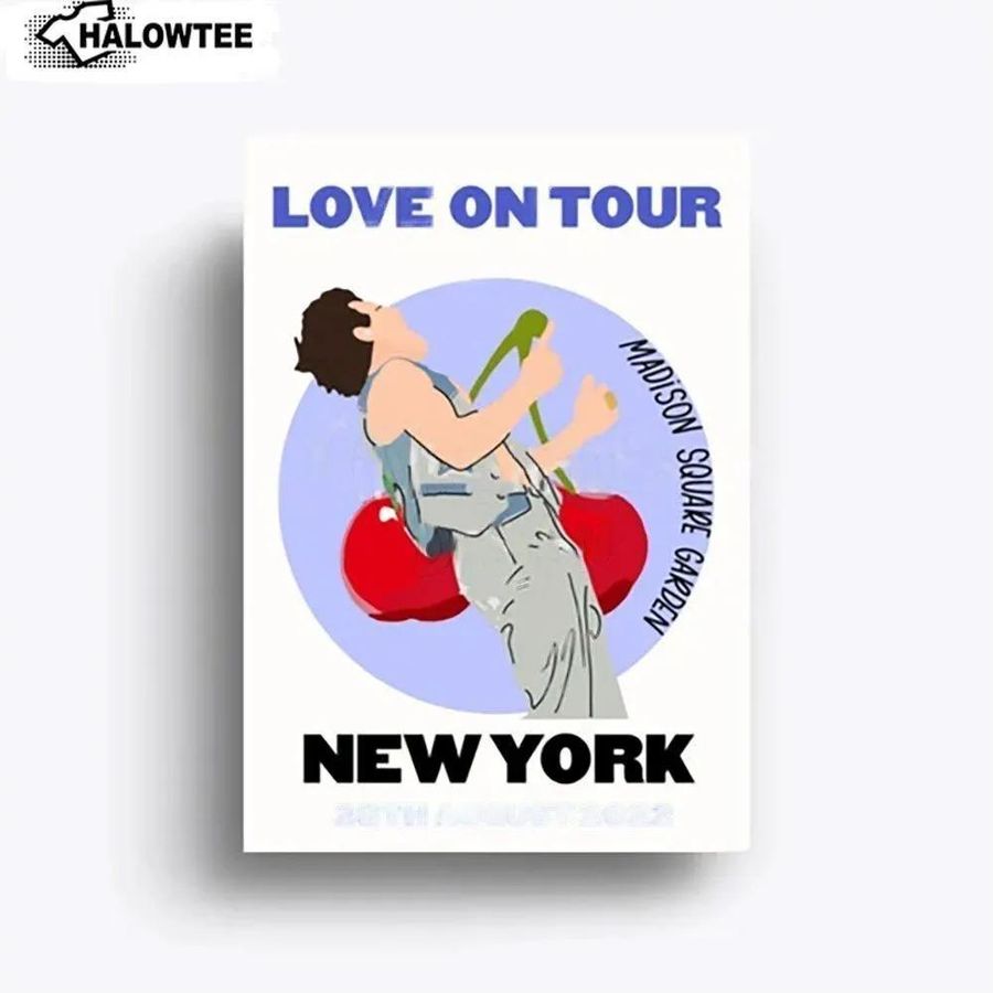Love On Tour New York 2022 Poster Harry Styles Wall Art Gifts