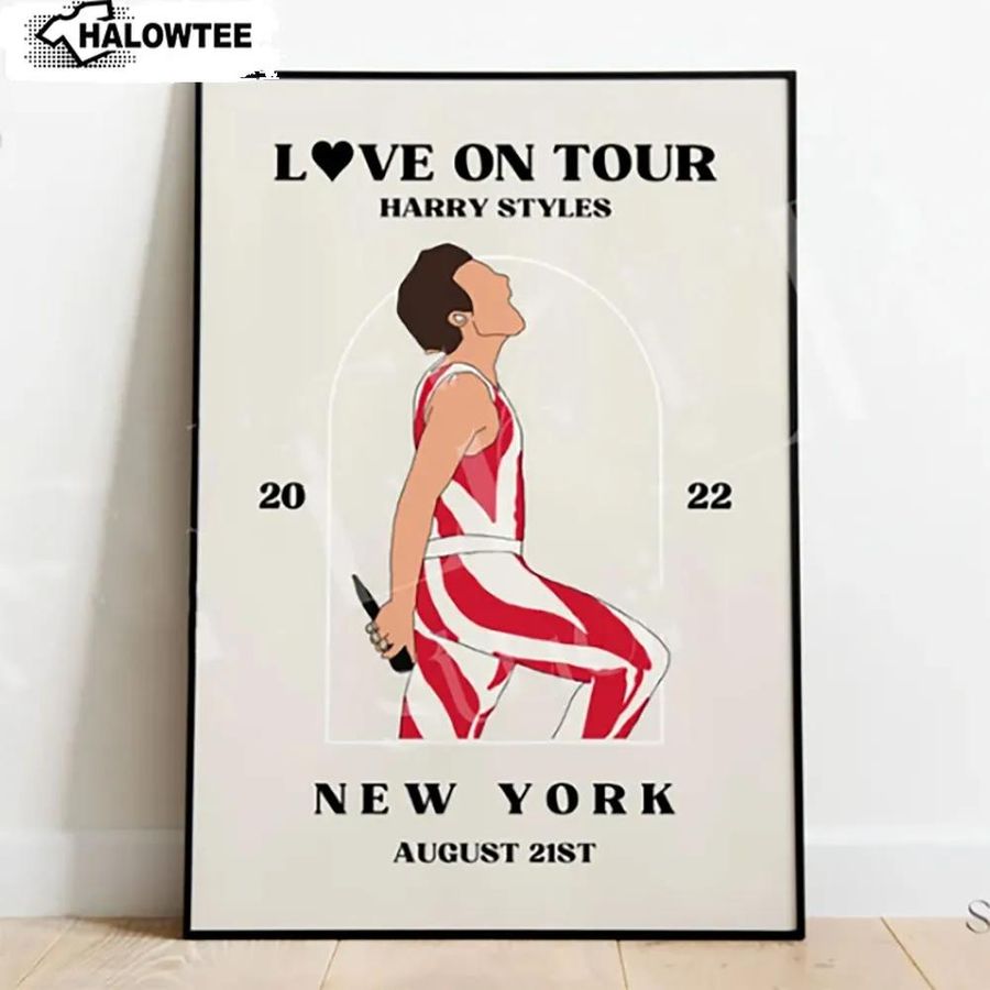 Love On Tour New York 2022 Poster Harry Styles Wall Art Home Decor