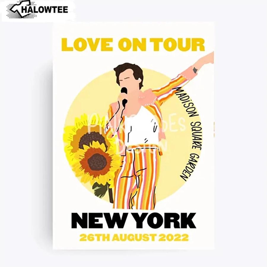Love On Tour New York 2022 Poster Harry Styles Wall Art