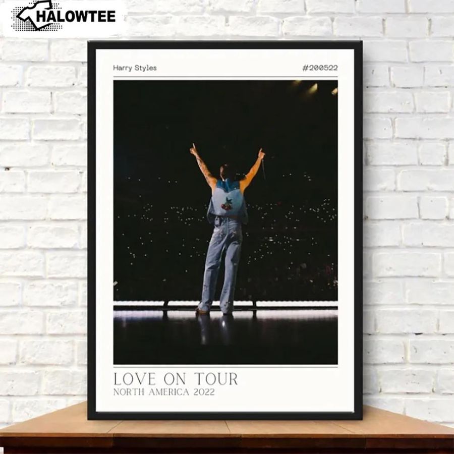 Love On Tour North America 2022 Poster Harry Styles Wall Art