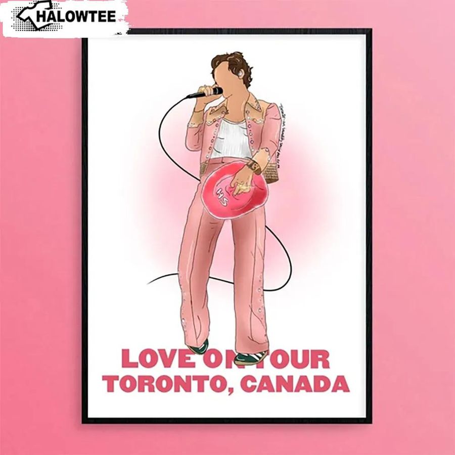 Love On Tour Toronto Canada Poster Harry Styles Wall Art Gift