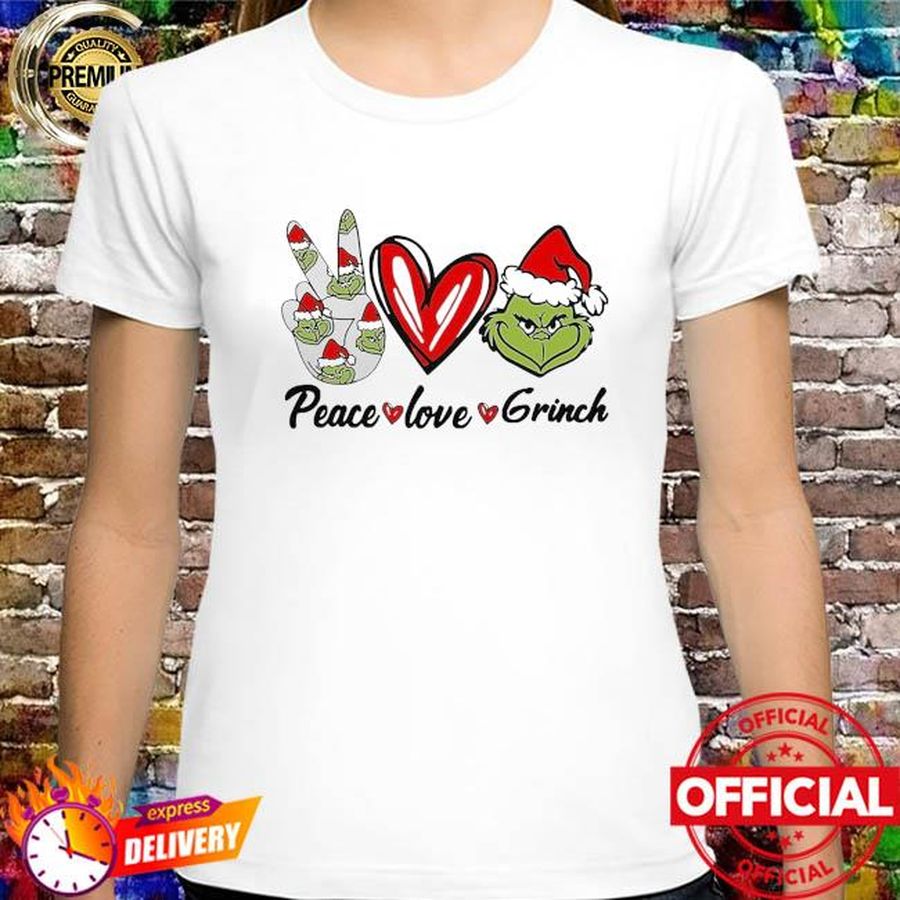 Love Peace Grinch Christmas Sweater
