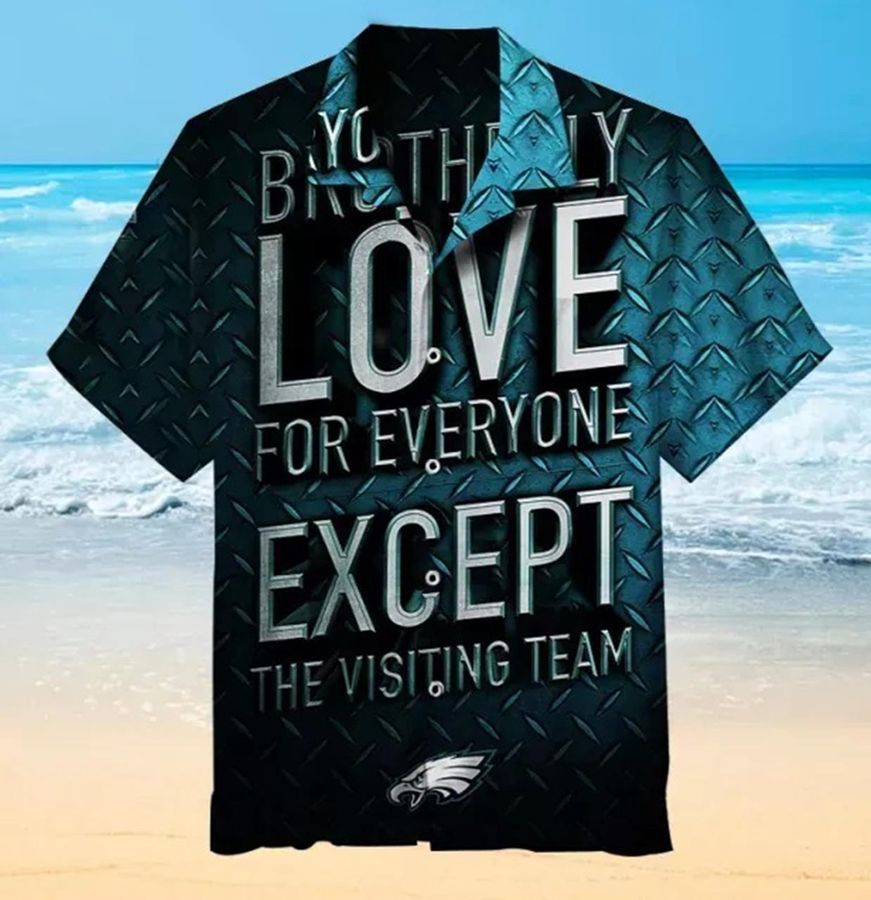 Love Philadelphia Eagles Nlf Hawaiian Shirt