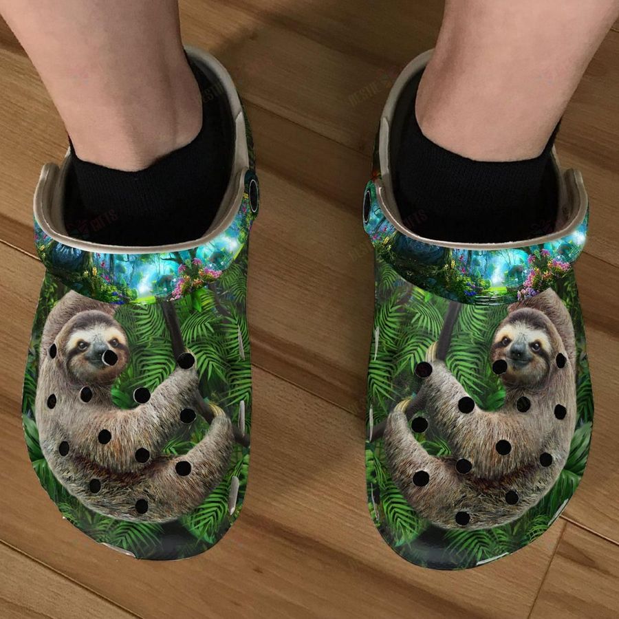 Love Sloth Crocs Classic Clogs Shoes