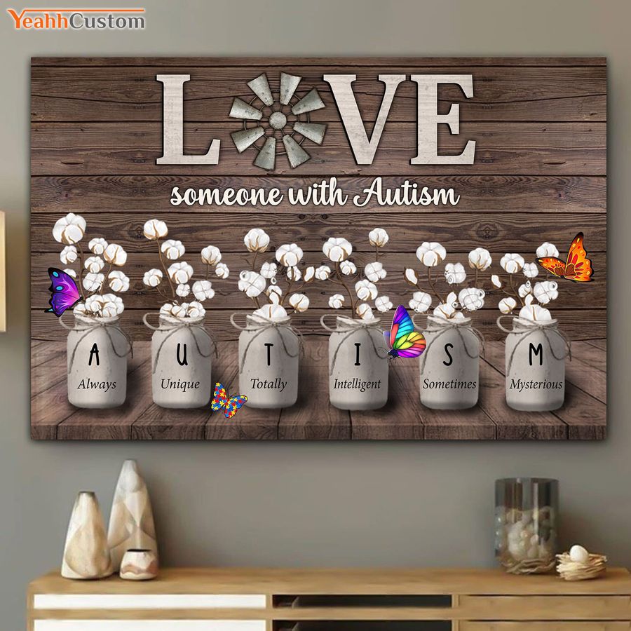 Love Someone With Autism, Autism Poster Poster