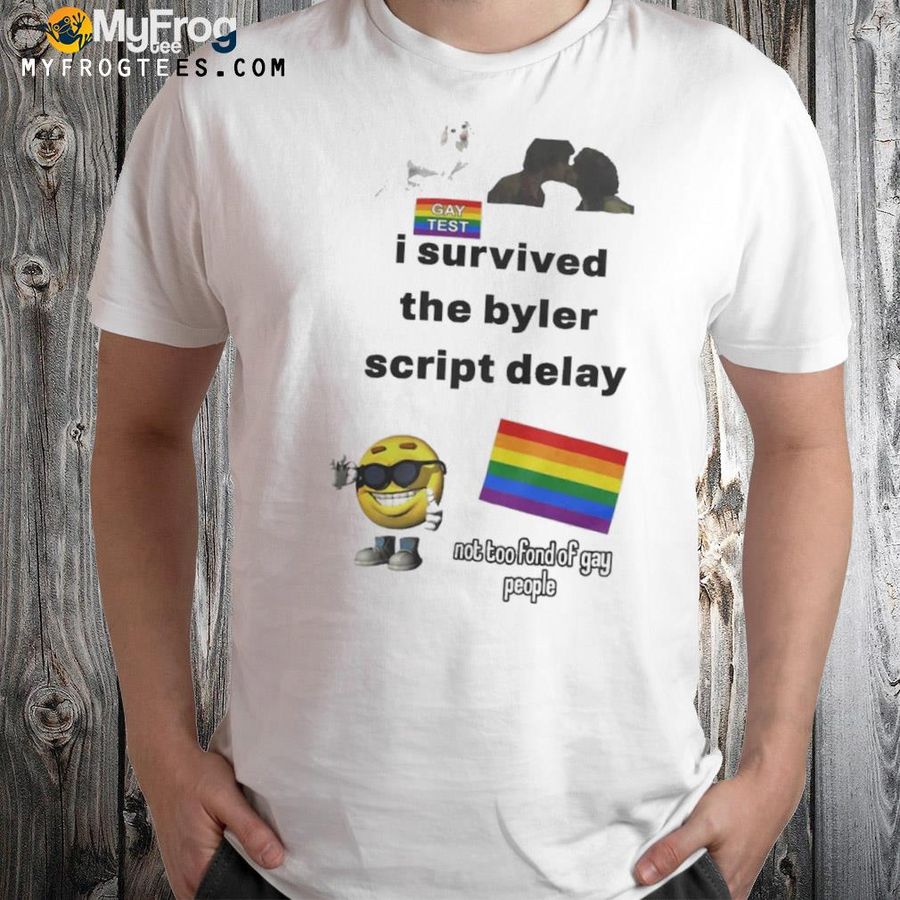 Loveubyler I survived the byler script delay not to font of gay shirt