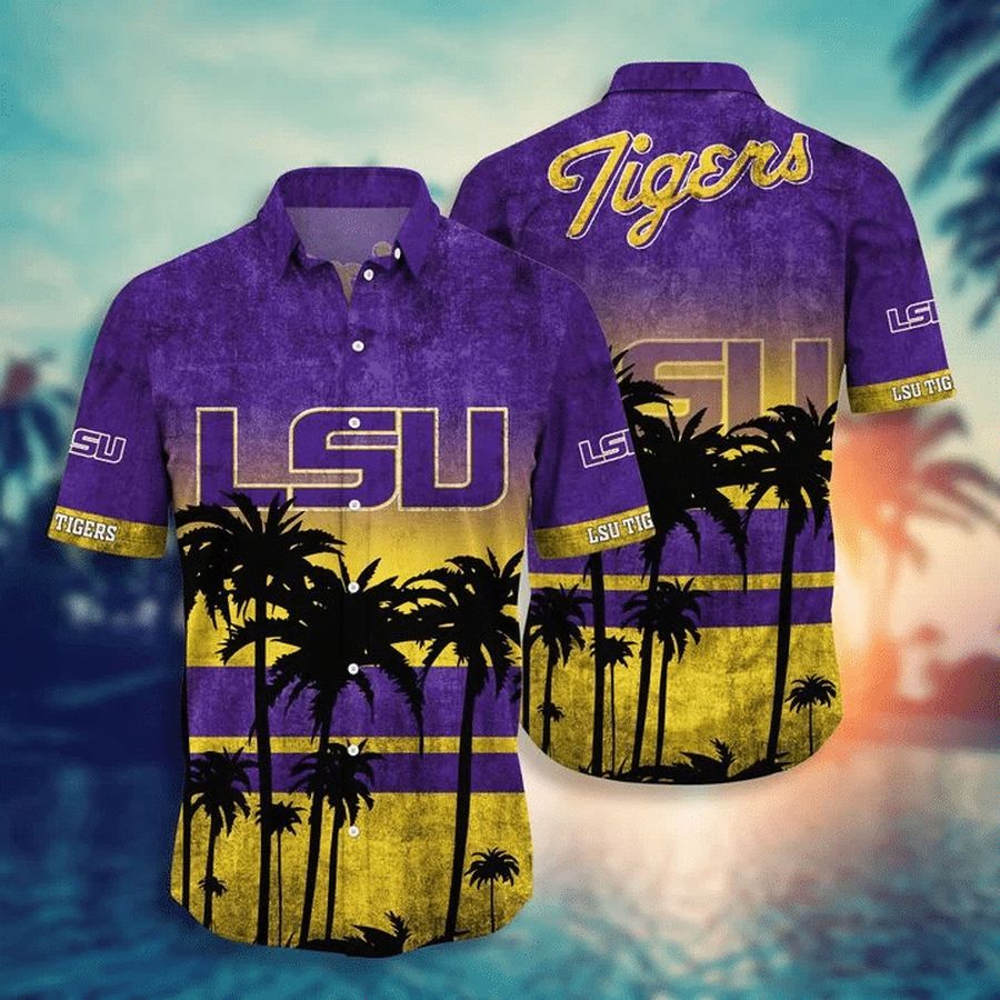 Lsu Tigers Tropical Hawaiian Shirt