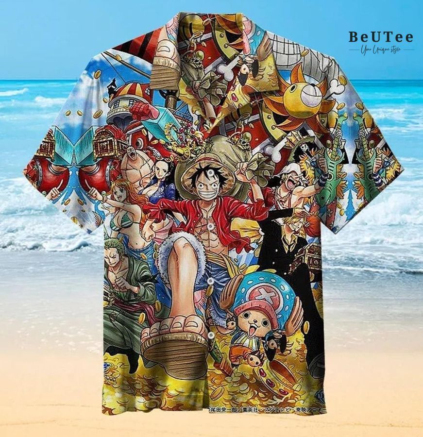 Luffy And His Friends One Piece Hawaiian Shirt