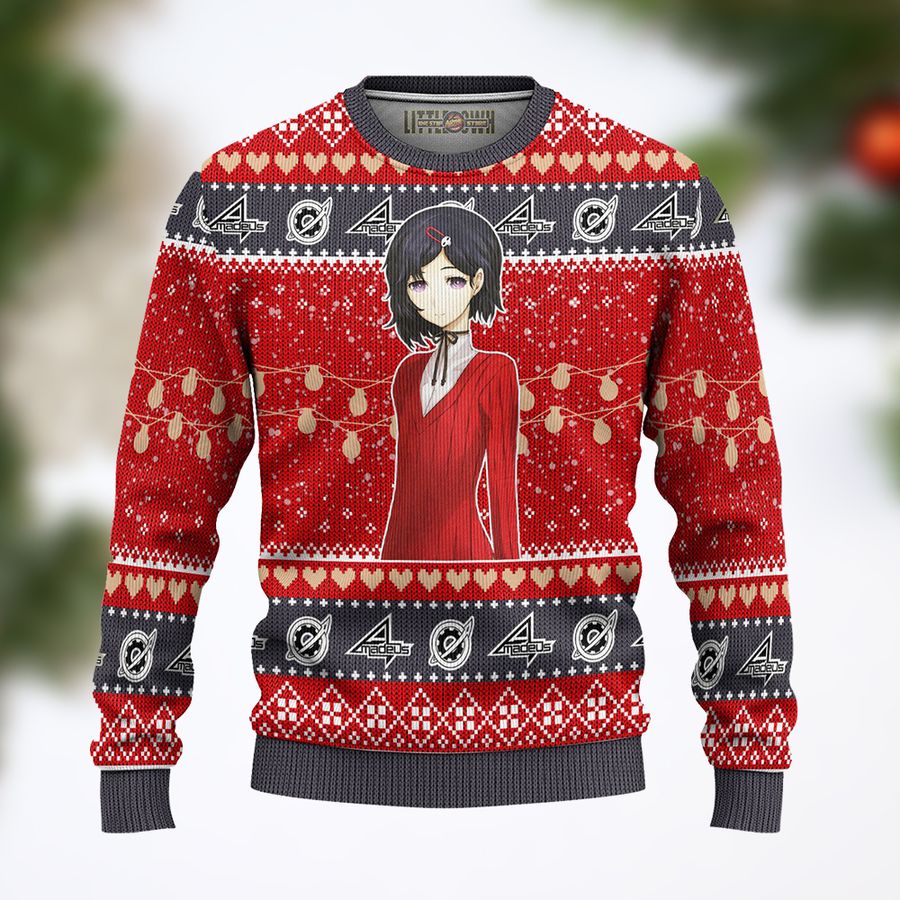 Luka Urushibara Anime Custom Steins Gate Ugly Sweater