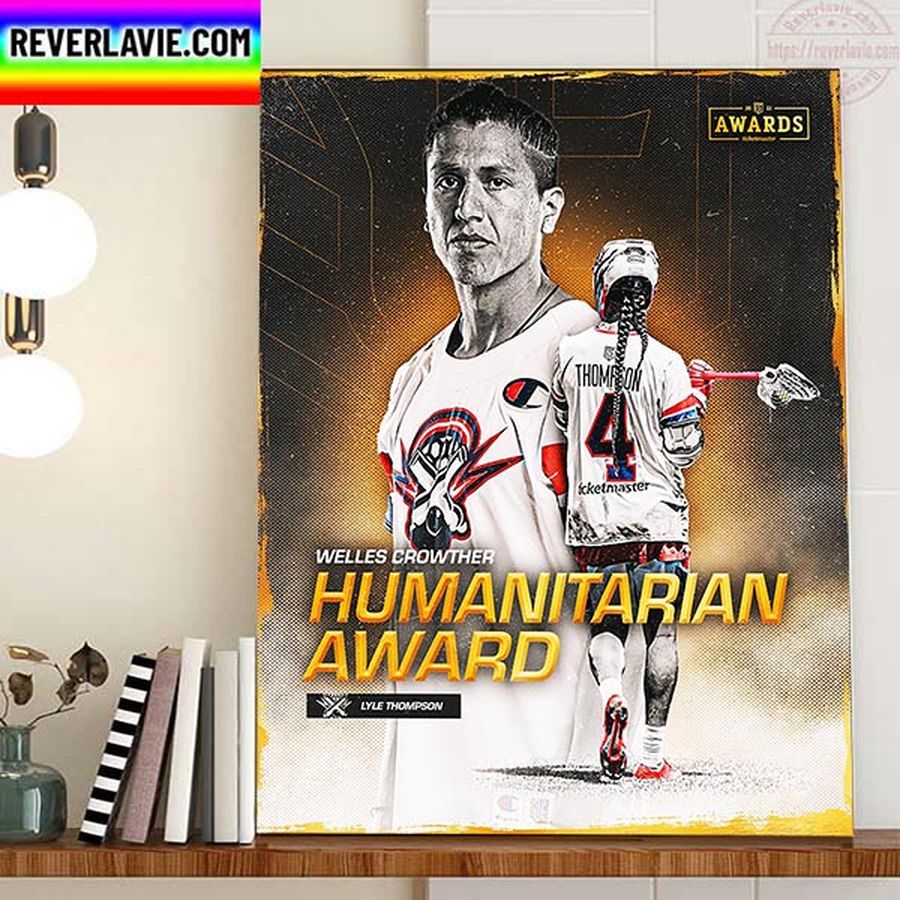 Lyle Thompson Winner 2022 Humanitarian Award Of PLL Home Decor Poster Canvas