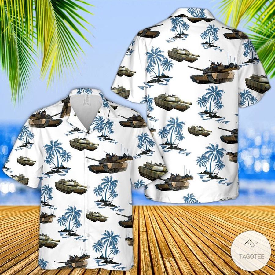 M1a2 Abrams Hawaiian Shirts