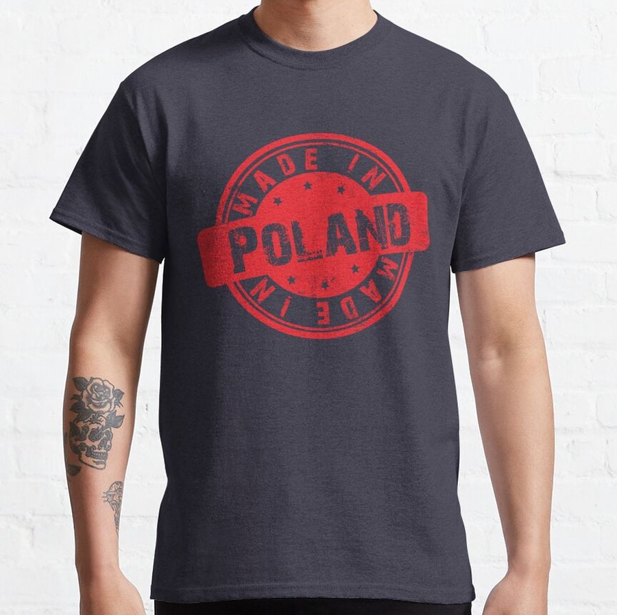 Made in Poland Stamp Classic T-Shirt