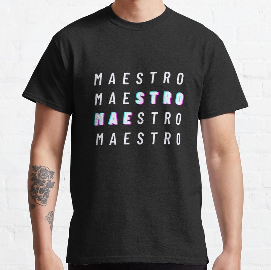 Maestro Stromae Arcade Distorsion Classic T-Shirt