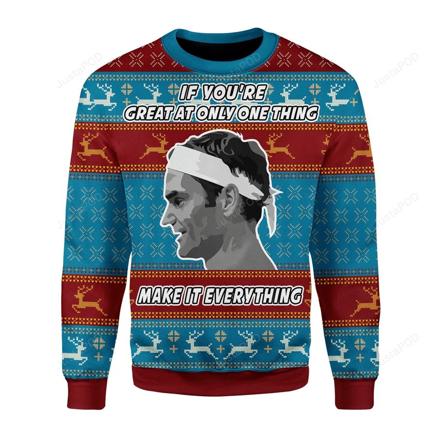 Make It Everything Ugly Christmas Sweater All Over Print Sweatshirt