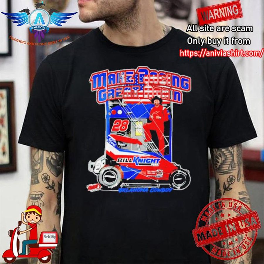 Make racing great Bill Knight  Ace Mccarthy Bussin it in the Lou shirt