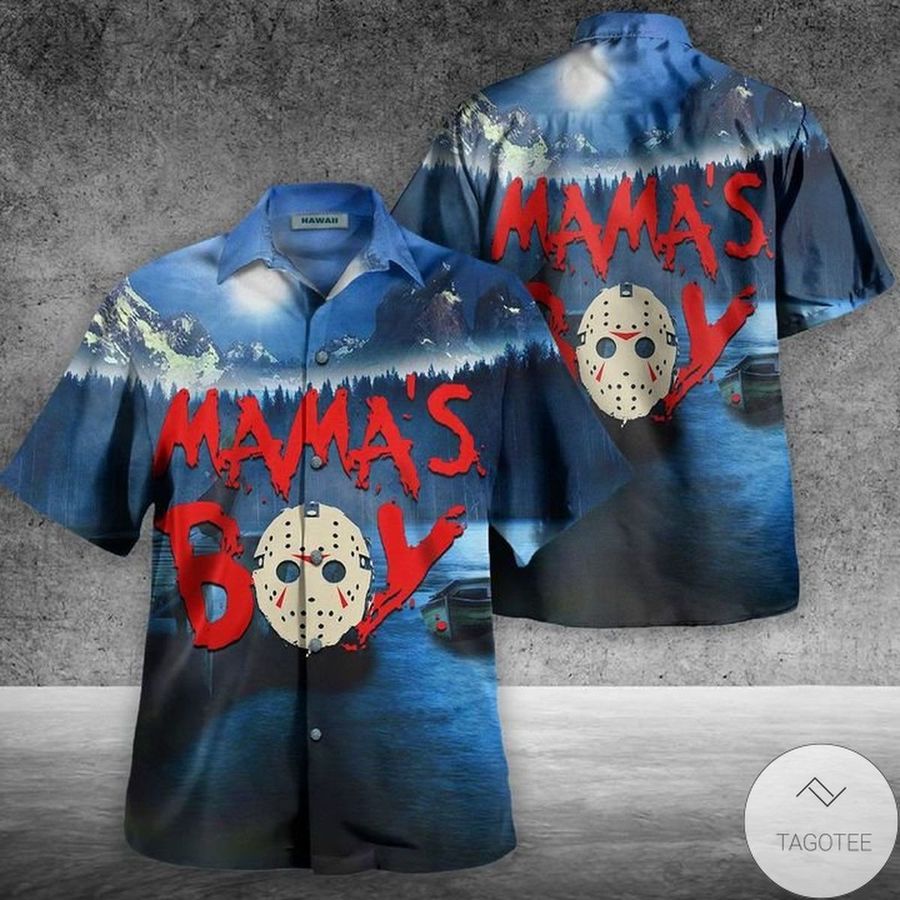 Mamas Boy Jason Voorhees Hawaiian Shirt