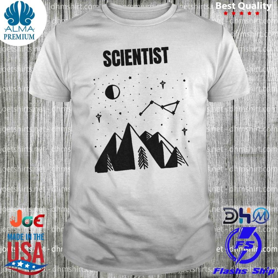 Man who has it all shop scientist shirt