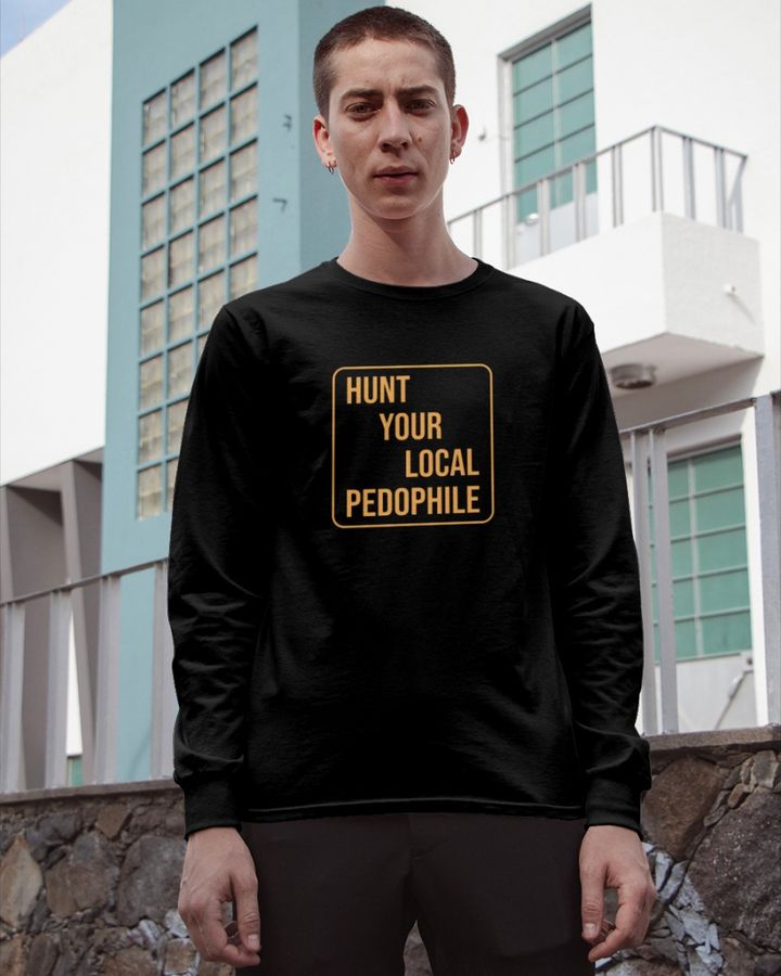 Marcus Torgerson Store Hunt Your Local Pedophile Hoodie Black