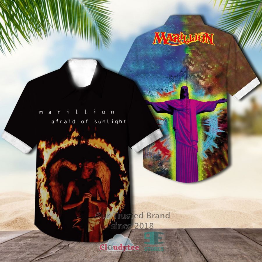 Marillion Band Afraid of Sunlight Album Hawaiian Shirt – LIMITED EDITION