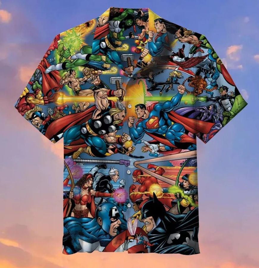 Marvel Vs Dc Hawaiian Shirt