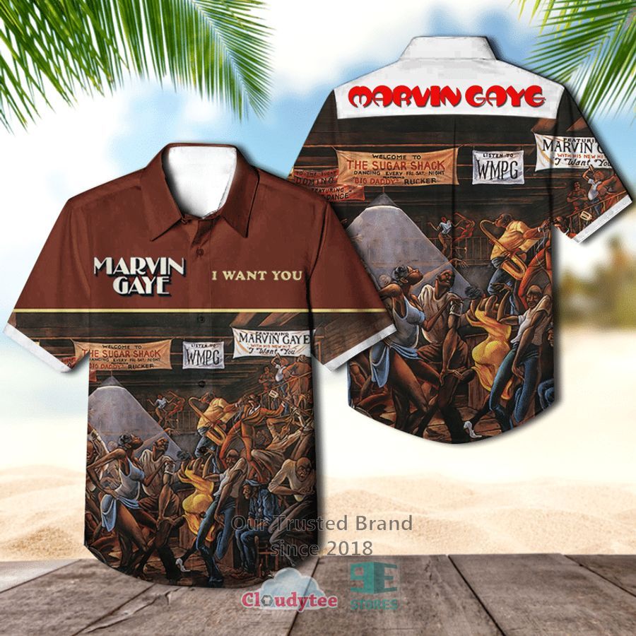 Marvin Gaye I Want You Album Casual Hawaiian Shirt – LIMITED EDITION
