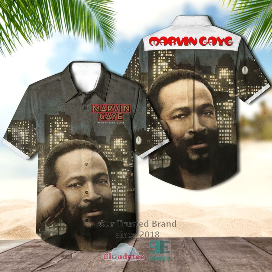 Marvin Gaye Midnight Love Album Casual Hawaiian Shirt – LIMITED EDITION