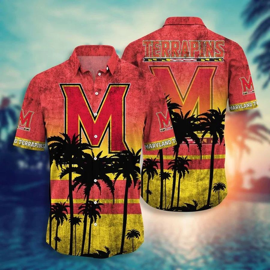 Maryland Terrapins Tropical Hawaiian Shirt