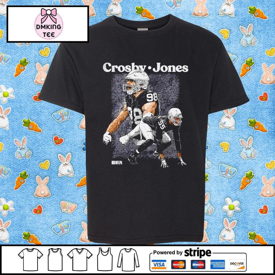 Maxx Crosby and Chandler Jones Las Vegas Duo Football Shirt