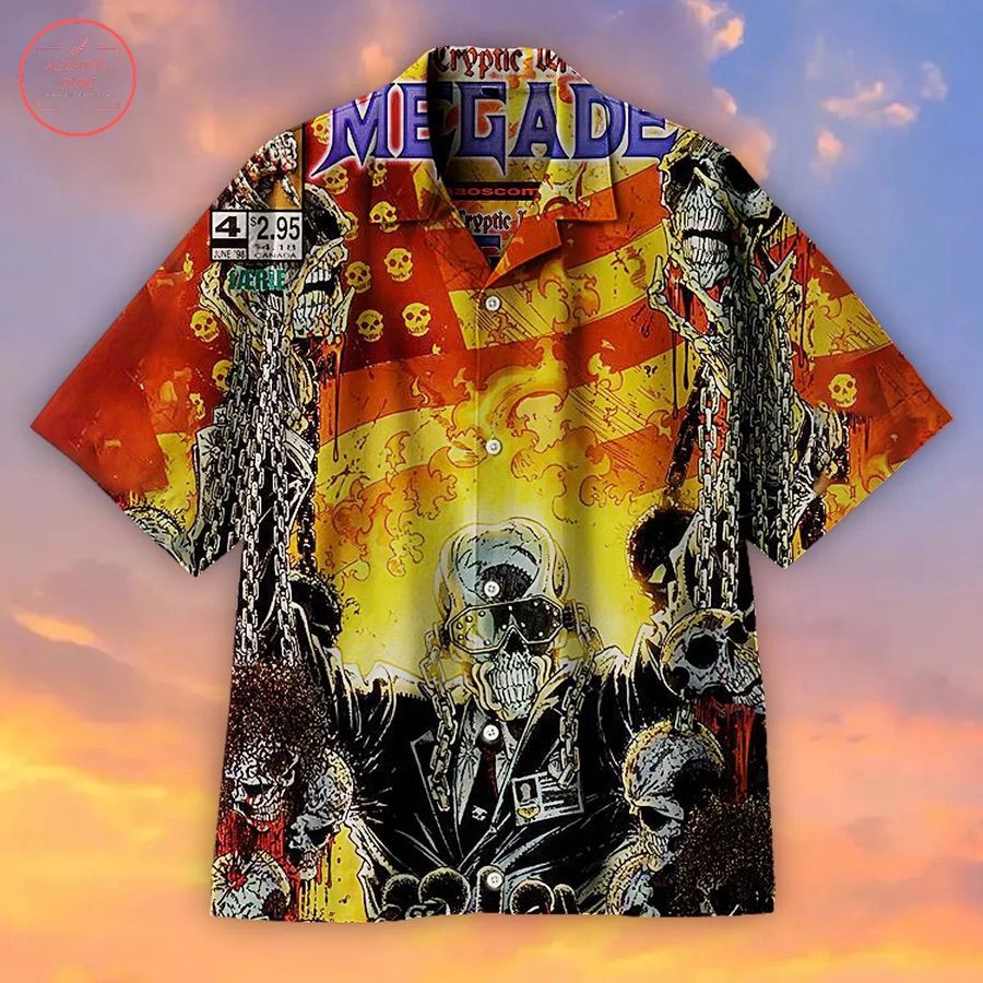 Megadeth Album Hawaiian Shirt