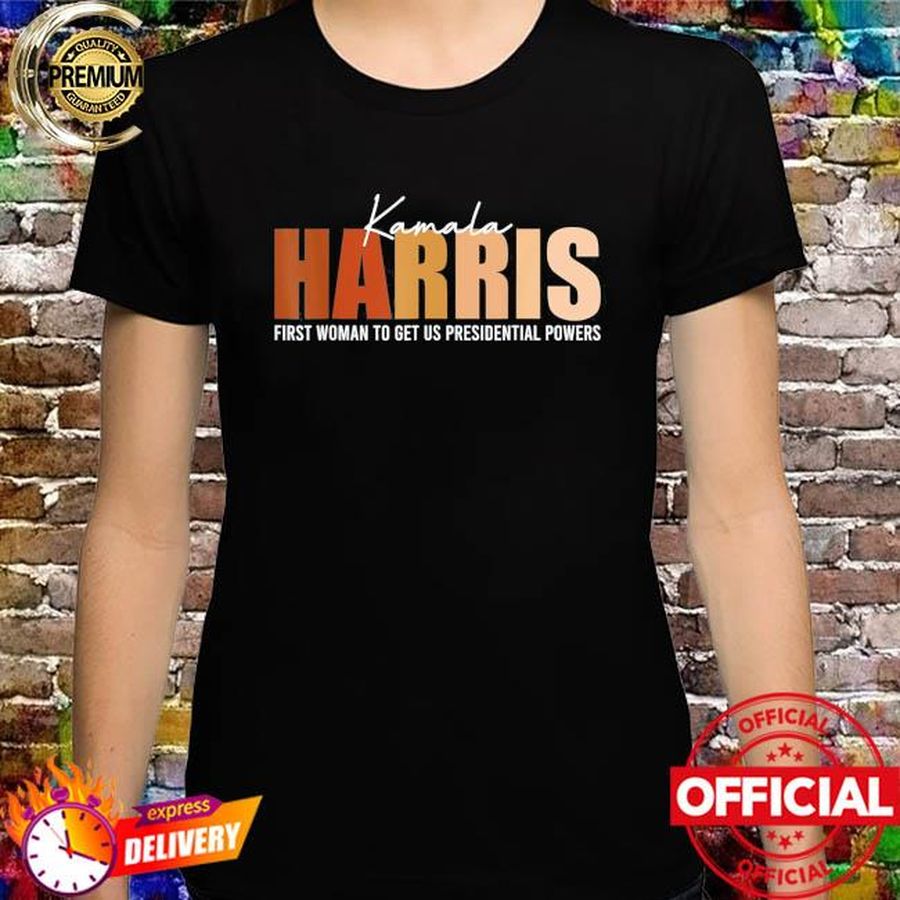 Melanin Kamala Harris First Woman To Get US Presidential Shirt