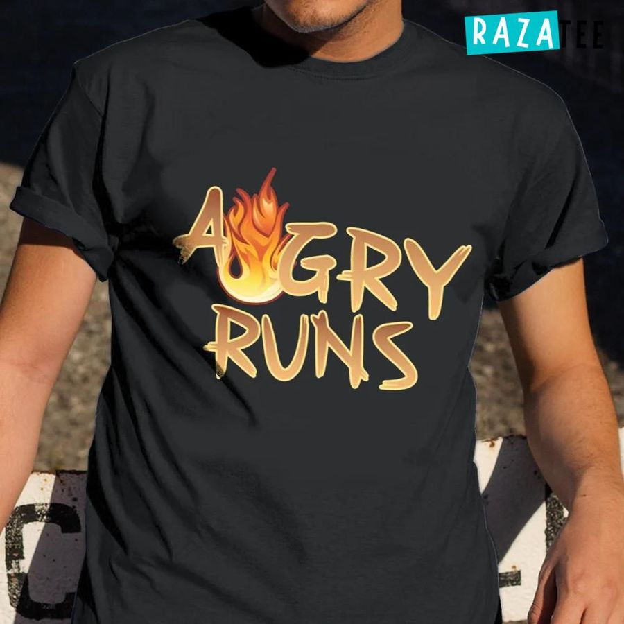 Men Angry Runs T-Shirt Sport Football T-Shirt