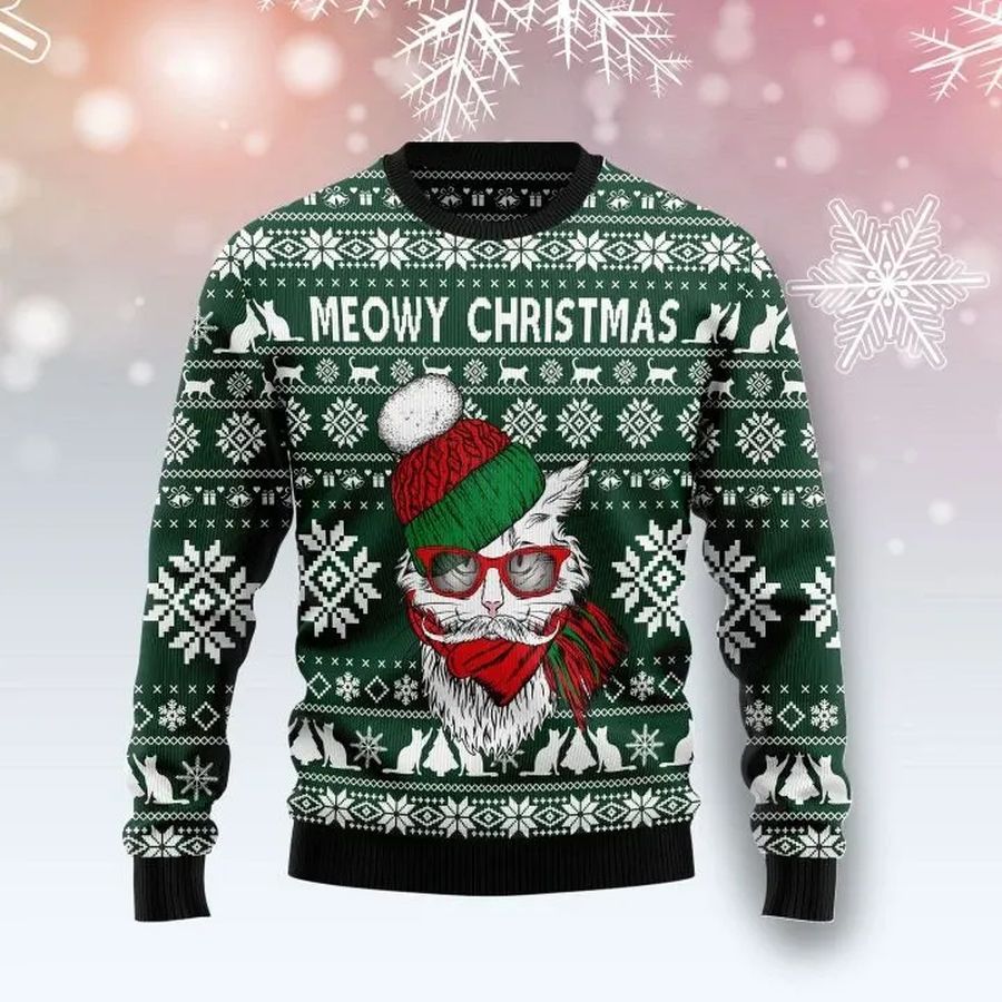 Meowy Ugly Christmas Sweater