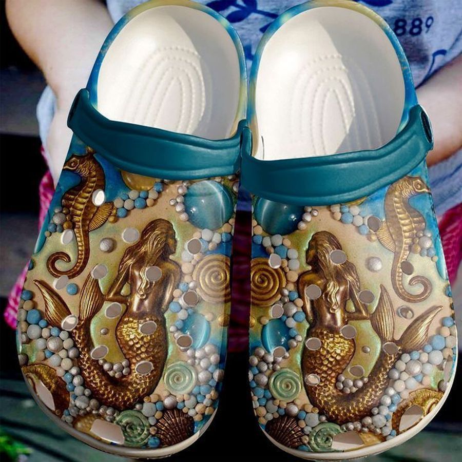 Mermaid And A Friend Sku 1571 Crocs Clog Shoes