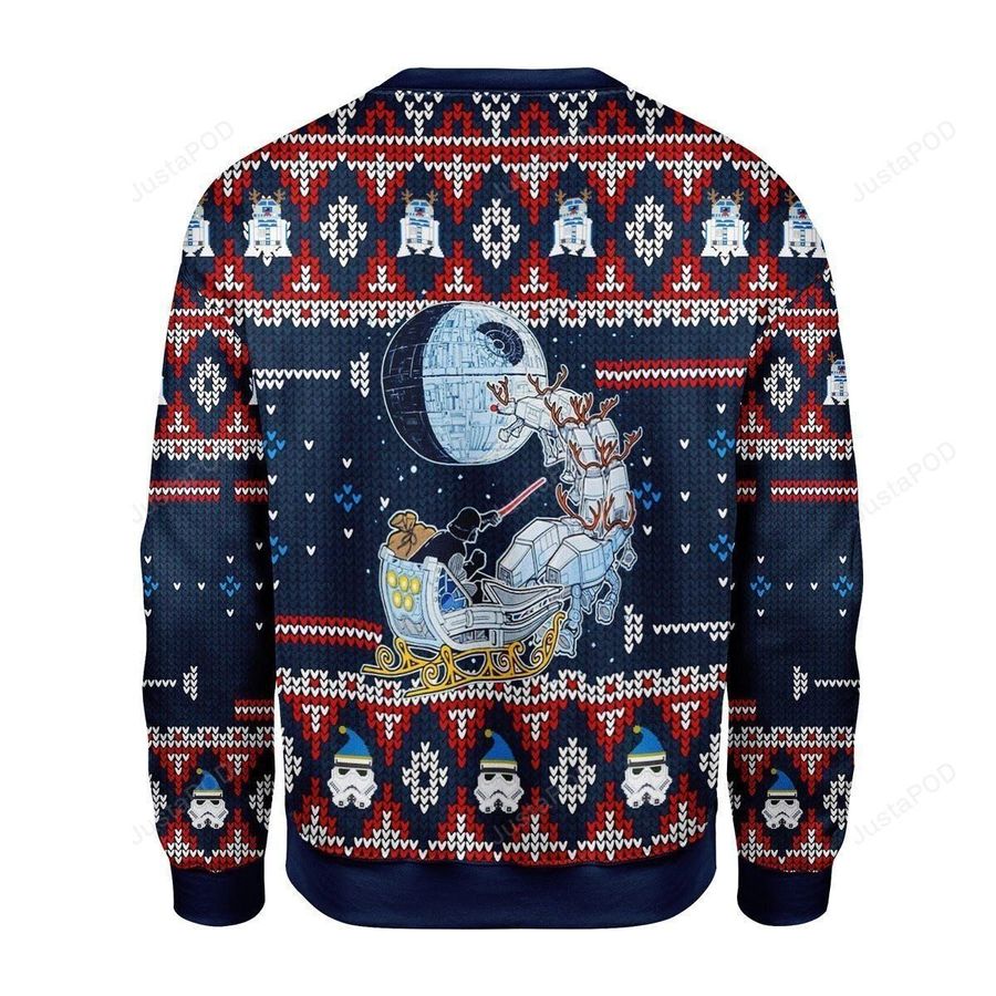 Merry Christmas Gearhomies Darth Satnta Ugly Christmas Sweater All Over