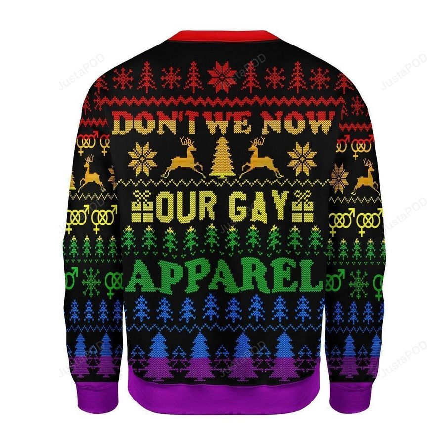 Merry Christmas Gearhomies Don't We Now Our Gay Apparel Ugly Christmas Sweater, Sweatshirt, Ugly Sweater, Christmas Sweaters, Hoodie, Sweater