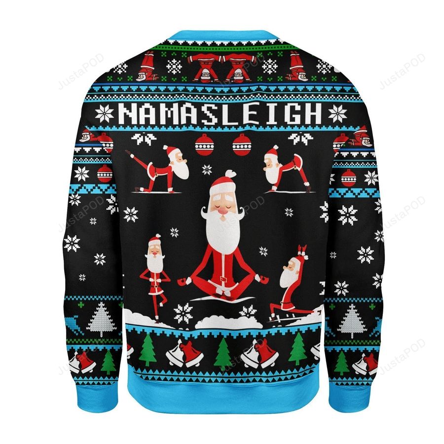 Merry Christmas Gearhomies Namasleigh Santa Ugly Christmas Sweater, All Over Print Sweatshirt, Ugly Sweater, Christmas Sweaters, Hoodie, Sweater