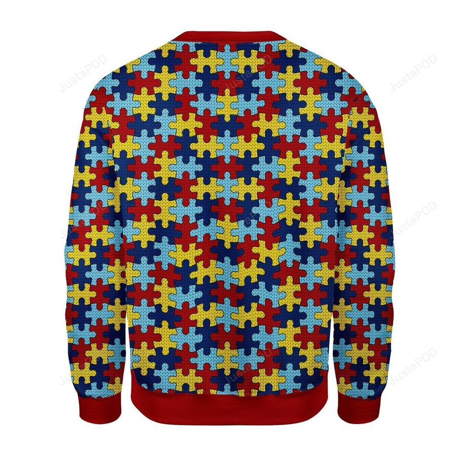 Merry Christmas Gearhomies Puzzle Ugly Christmas Sweater, All Over Print Sweatshirt, Ugly Sweater, Christmas Sweaters, Hoodie, Sweater