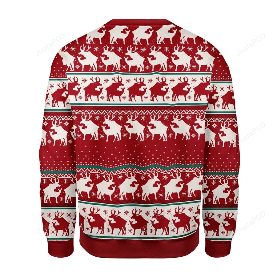 Merry Christmas Gearhomies Reindeer Ugly Christmas Sweater, All Over Print Sweatshirt, Ugly Sweater, Christmas Sweaters, Hoodie, Sweater