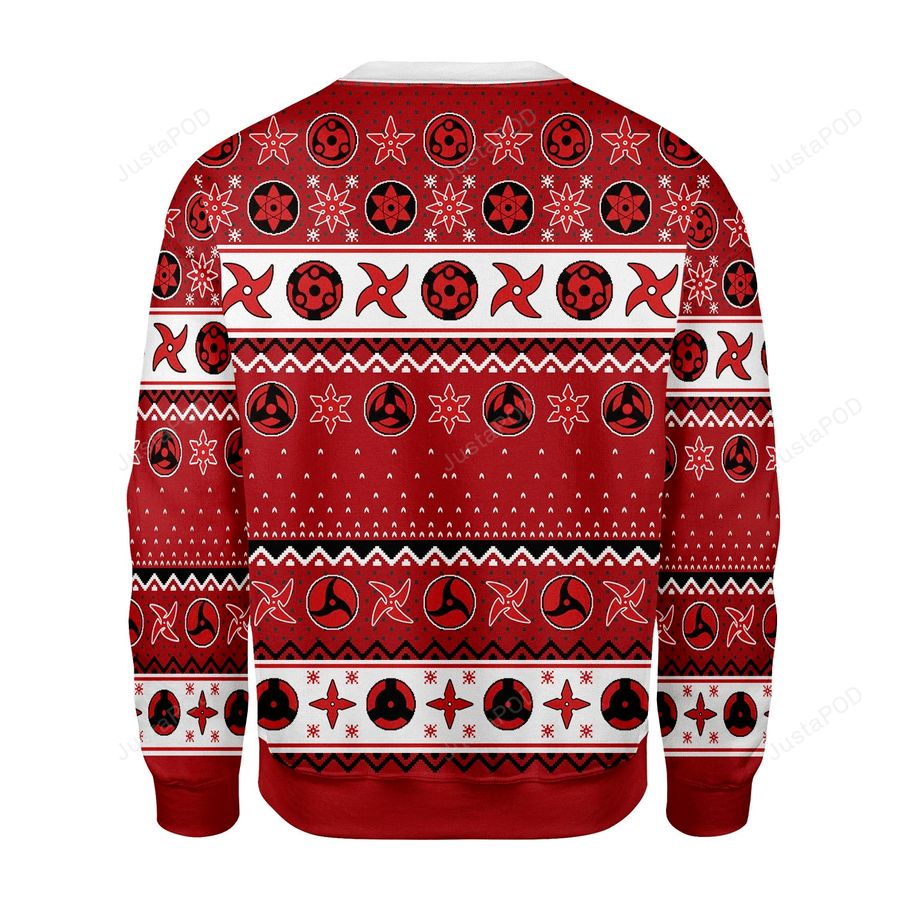 Merry Christmas Gearhomies Sharingan Ugly Christmas Sweater All Over Print