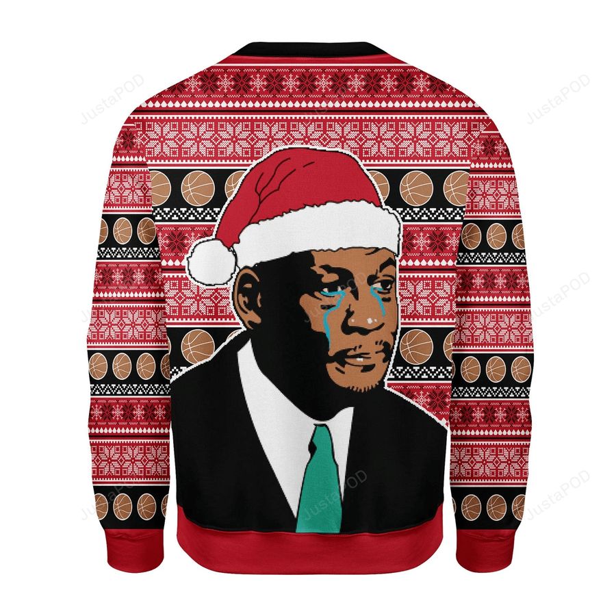 Merry Christmas Gearhomies The Crying MJ Ugly Christmas Sweater All