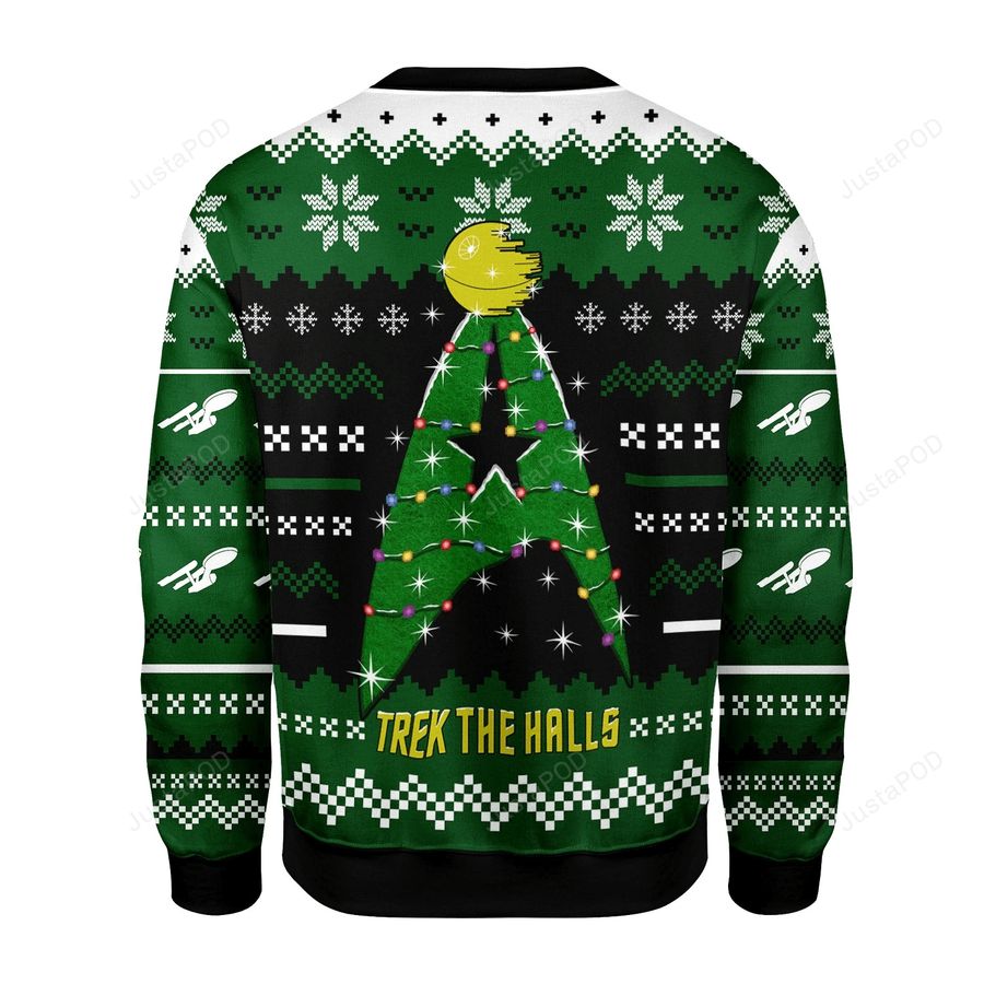 Merry Christmas Gearhomies Trek The Halls Ugly Christmas Sweater All