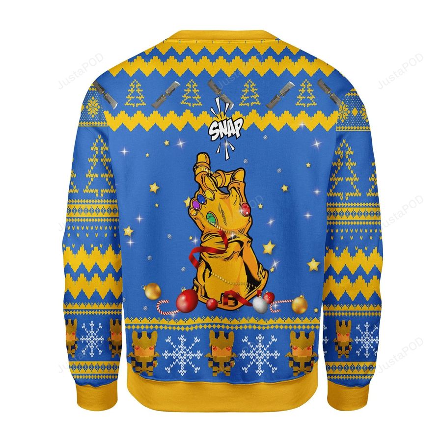 Merry Christmas Gearhomies Unisex Christmas Sweater I Am Inevitable Ugly Christmas Sweater, Ugly Sweater, Christmas Sweaters