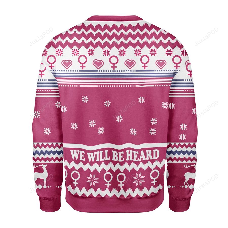 Merry Christmas Gearhomies We Will Be Heard Ugly Christmas Sweater
